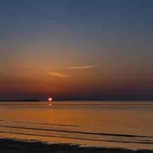 Sonnenuntergang über der Nordsee