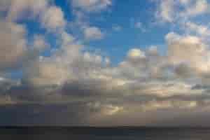 Wasser und Wolken