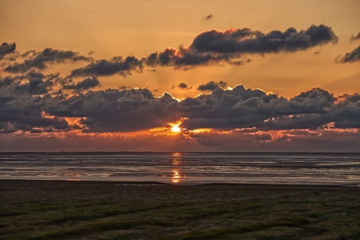 Cuxhaven Duhnen Sonnenuntergang: Hans-Peter Wiesel